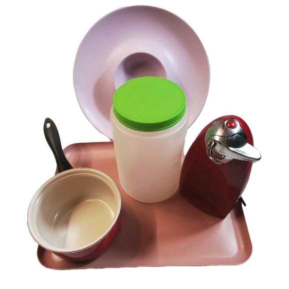 Kitchen‎ Random Items Can Opener/Saucepan /Storage Container / Chip& Dip Platter - Picture 1 of 16